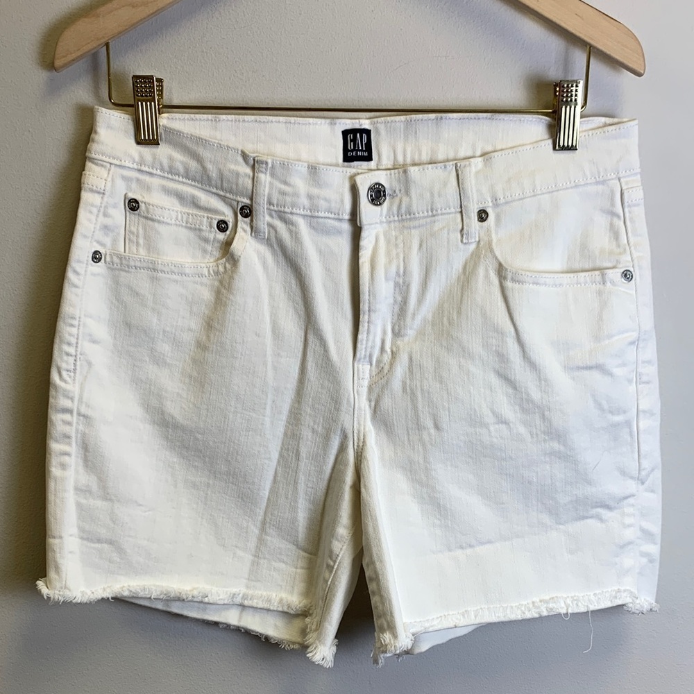 GAP Women's Classic White Jean Shorts